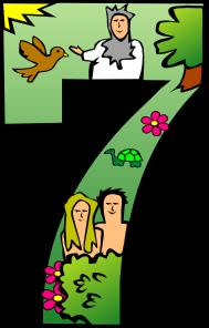 Creation of the earth 3. Creation of Adam and Eve (humankind) 4.