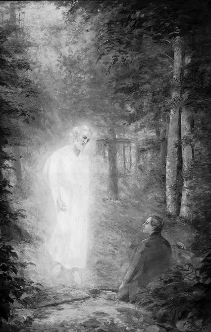 Joseph Smith and the Recovery of Past Worlds Courtesy Family and Church History Department, The Church of Jesus Christ of Latter-day Saints.