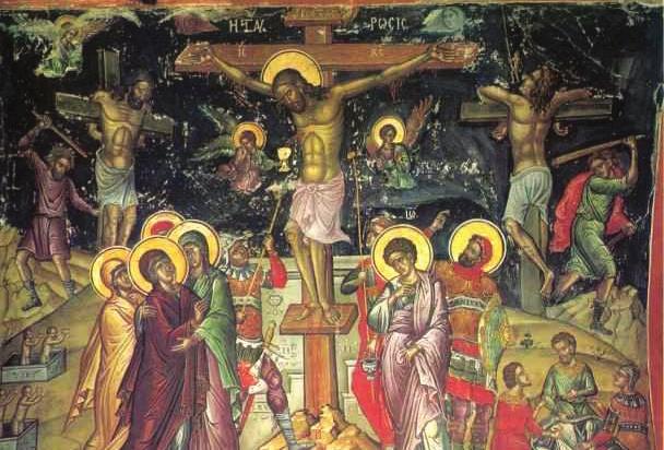 14 Good Friday The Crucifixion, Theophanes the Cretan, Mid 16th Century And when Jesus had cried out again in a loud voice, he gave up his spirit.