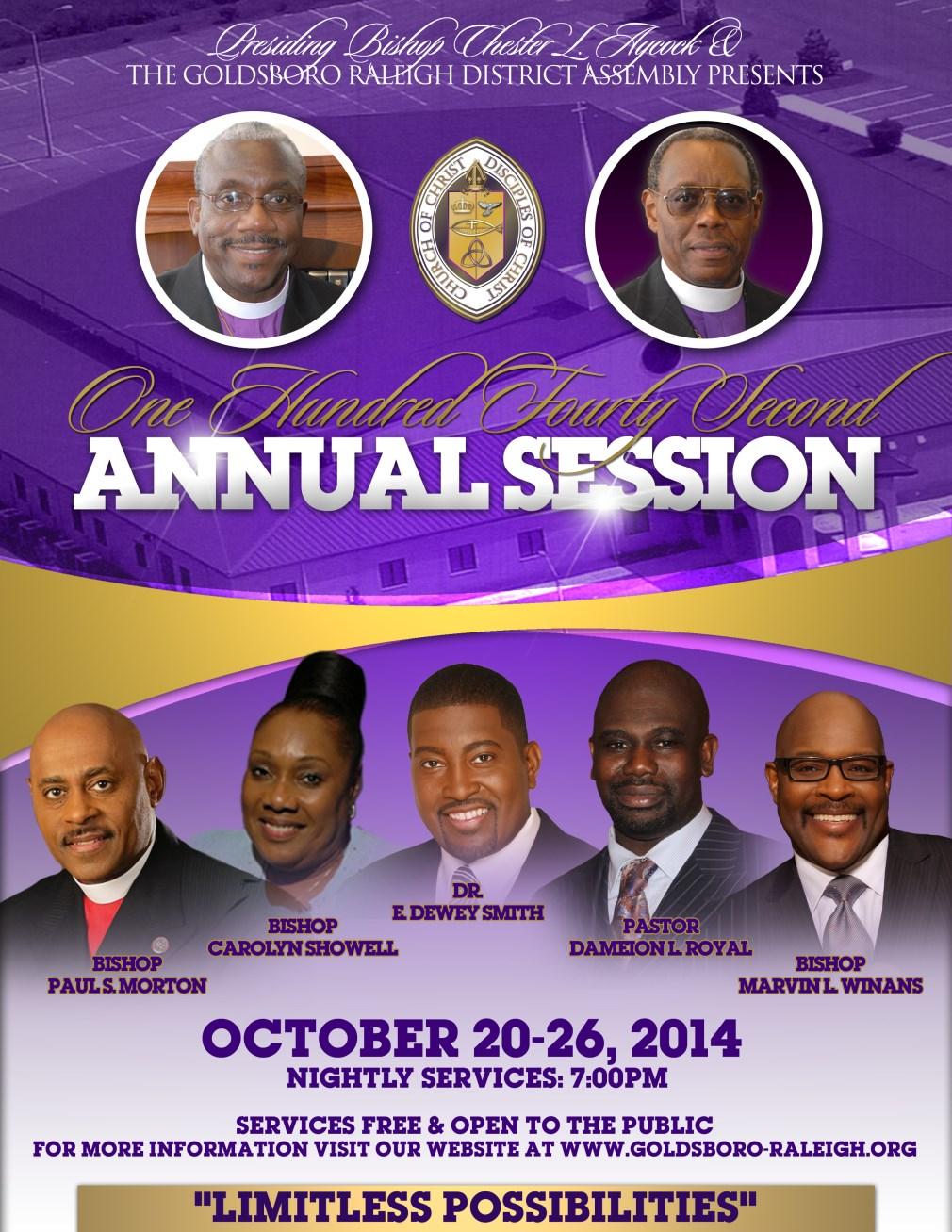 org First I Last Name Day Phone Evening Phone Email Congregation Assembly Affiliation Pastor/Bishop Pre-Registration Ends October 20, 2014 TAKE ADVANTAGE OF THE SAVINGS!