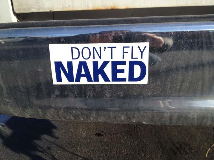 to see a bumper sticker that seemed appropriate especially given the