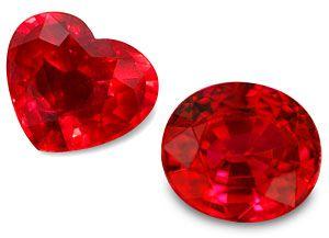 Metals/Gems Rubies: Good fortune; banishes