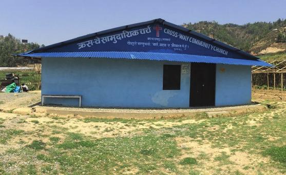 Temporary structure in Naagdhunga Permanent structure in Lamjung With plans to build 14 temporary and permanent church buildings in the next three years, the
