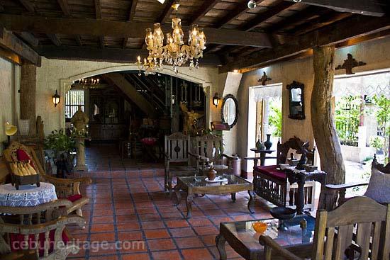 The interiors of the lower-level of the house. The house is so-called after its owner, Luis Cabrera, who owned a pharmaceutical business.