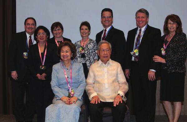 Ombudsman Conchita Carpio-Morales co-presented the award together with Elder Shayne M. Bowen of the Philippines Area Presidency.