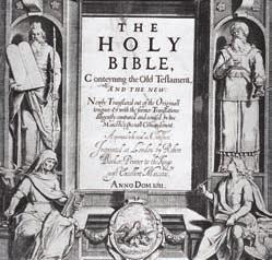 Meet the Author The King James Bible In 1603, when James I, the successor of Elizabeth I, became king of England, Puritan leaders petitioned him to support a new translation of the Bible.
