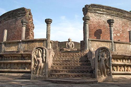 Proceed to Polonnaruwa. Lunch at a Restaurant Sightseeing of *Polonnaruwa - the Capital of Sri Lanka from 11th - 13th Century, contains some splendid and spectacular statues.