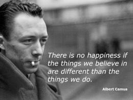 Camus Ideas... He wrote that the fundamental question of philosophy is whether life is worth living and was devoted to opposing the philosophy of nihilism.