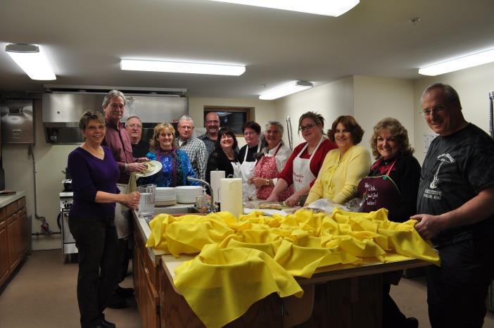 Held in the church fellowship hall, the soup kitchen serves a free lunch every Thursday to anybody in Monroe and surrounding towns in need of nutrition and/or social interaction.