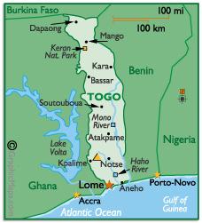 Overview of The Togolese Republic 2 Quick Facts: Size Location 56,600 Square Kilometers West Africa Population Approximately 7.