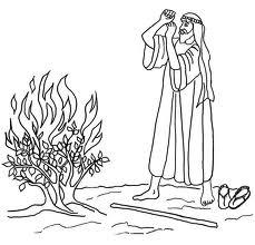 Lesson 22- The Burning Bush Once upon a time, there was a good man named Moses. He was born in a place called Egypt. The people in Egypt were bad, so Moses ran away from there.