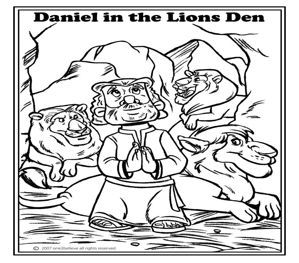 Lesson 28- Daniel and the Lions This is the story of Daniel, a very good man who loved God and obeyed Him. He always prayed. Some bad men did not like Daniel.