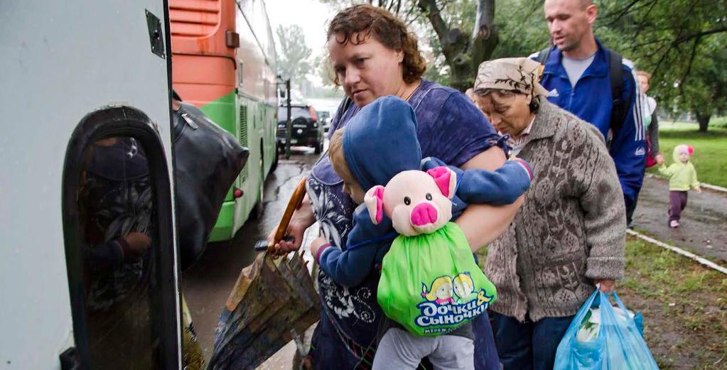 HELPING UKRAINIAN REFUGEES IN RUSSIA T his past year has been an incomparable time as we have seen the tragedy of Ukraine unfold and become involved in helping those who have fled the fighting by