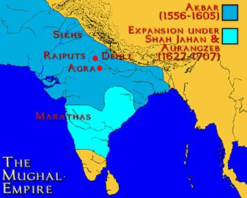 Mughal Empire (1526-1857) Founded by Central Asian Mughal