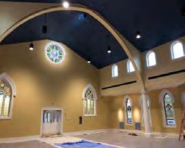 While we cannot commit to a specific date yet we re getting close we have moved up our schedule and hope to start our installation of pews at the