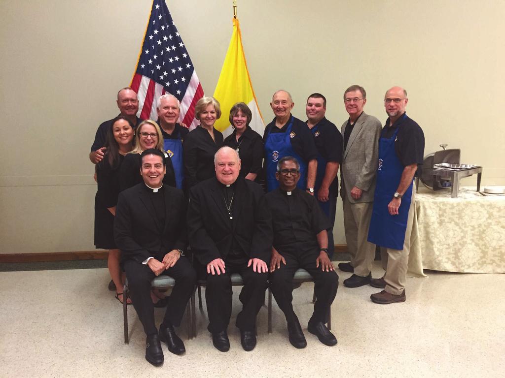 Called to Action PARISH LIFE Knights of Columbus Council 969 Many thanks to our Knight of Columbus members and faithful volunteers for preparing and serving a delicious meal following the Seminarian