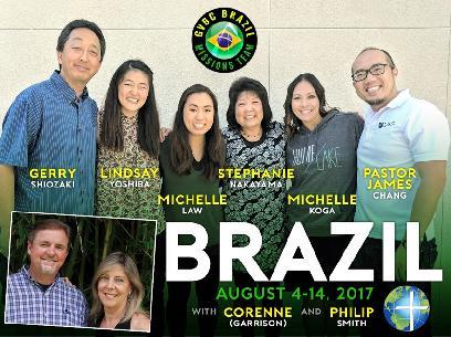 GVBC Brazil Team Testimonies From August 4 14, GVBC sent a team of 6 to encourage and partner with long-term missionaries Philip and Corenne Smith and the organization, Hope Unlimited.