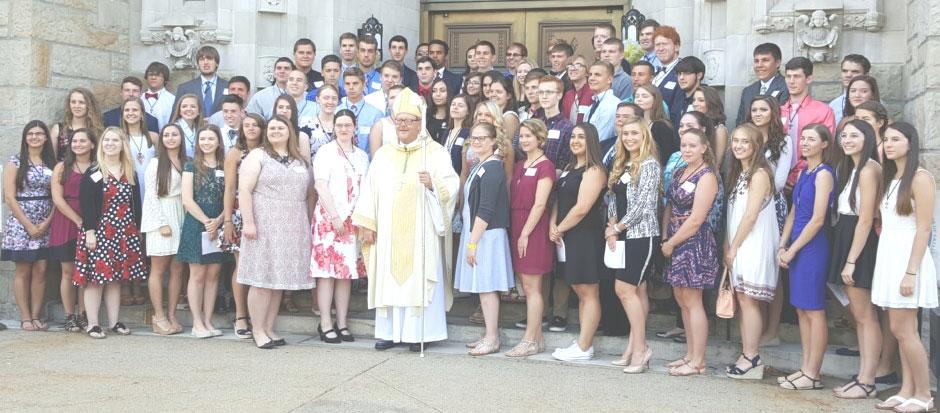 5 Bishop Malesic celebrated the Youth Honors