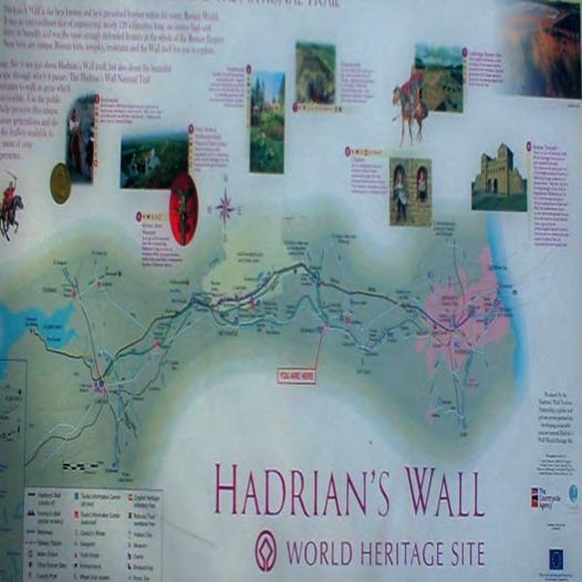 Wed-Thurs 11-12 August Wednesday to Hadrian's Wall, which the Romans built