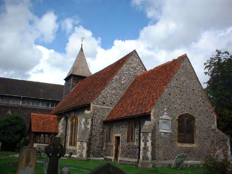 In Greenford, NW of London, built 11 th century George Gardiner,