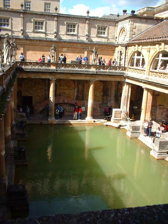 The only hot springs in England Used by the Romans as a bath from 1 st century AD The