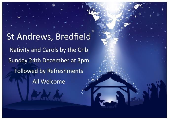 CHRISTMAS SERVICES This year, there will be a mix of old favourites and new ways to celebrate Christmas. On 3 rd December there will be no service at St Andrew s.