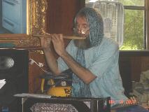 Dasarath Suta Das, a gifted musician disciple of Srila Prabhupada and who is a frequent visitor to New Talavana, came the following weekend and entertained us with a soul-stealing flute recital with