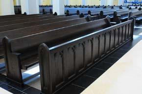 Confessional Rooms - Four full confessionals, each with screens and kneelers aid in effective Sacramental Confession.