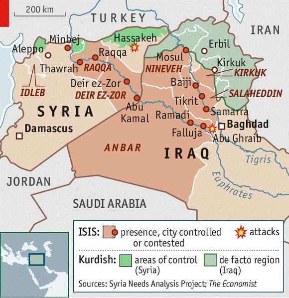 Introduction A few weeks ago the Islamic militant group ISIS (Islamic State of Iraq and the Levant), which has been increasing its influence and power in the Syrian civil war, has took Iraq to the