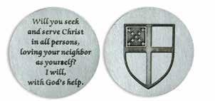 Episcopal shield. Gift boxed. Each cufflink measures.625 x.