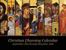 Calendars Christian Planning Calendar 2015-2016 16 months September 2015 through December 2016 A popular two-year planning tool citing religious observances for