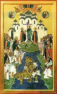 The Conversion of the Russians, 988 A.D. In 987, Prince Vladimir of Kiev sent emissaries to different countries to learn about the religion and worship of each.