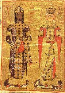 Aborted Attempt to Reunite Eastern and Western Church Michael VIII (reigned 1259-82), the emperor who recovered Constantinople from the Catholics, was militarily threatened by Charles of Anjou,