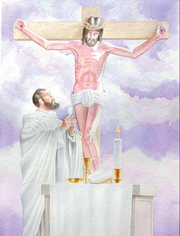 44 What is the role of the priest in the Holy Mass?