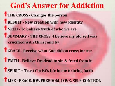 God s answer is always based on what He has done.