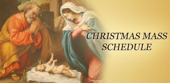 pm A Festival of 9 Lessons & Carols Church 10:30 pm Christmas Eve Mass Church Monday, December 25th The Nativity of The Lord 8:30 am Mass Church 10:30 am Mass Church Tuesday, December 26th No Mass