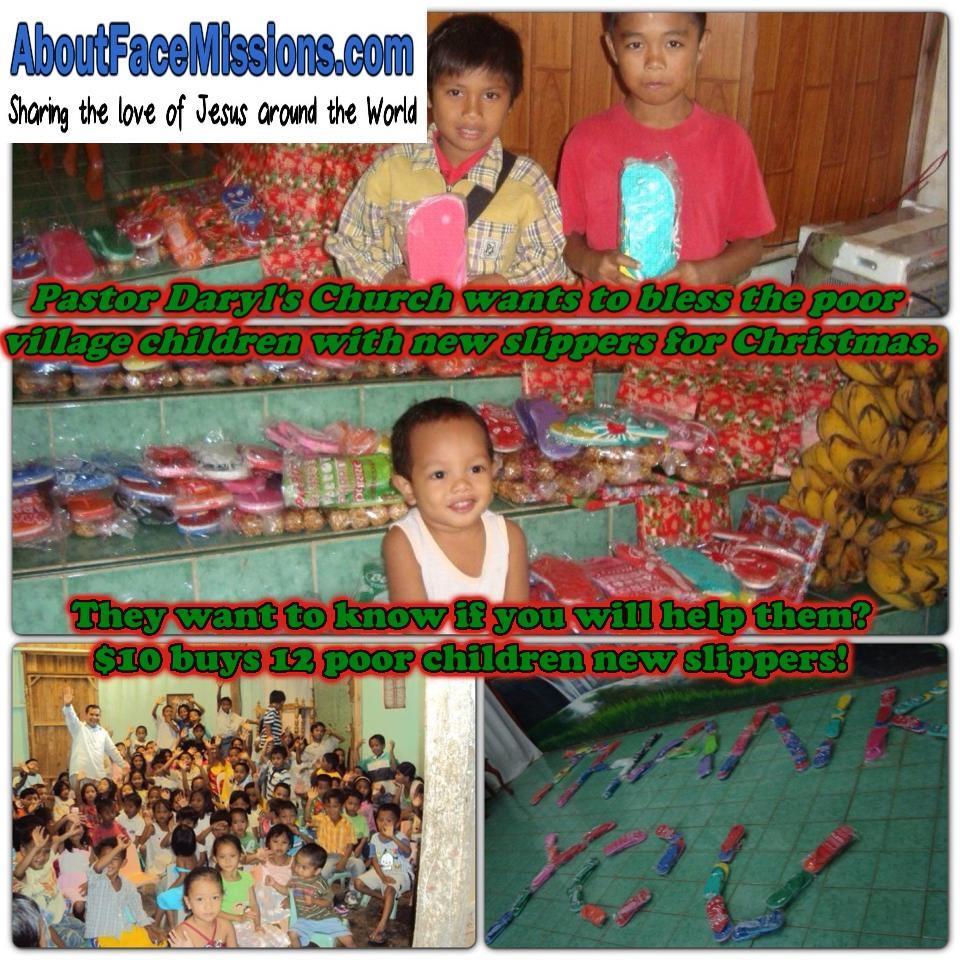 Philippines: Pastor Daryl Villaruel: Cotabato Bansilian Baptist Christmas Children Ministry Outreach- Feed and bless 200 plus poor children with new shoes this Christmas and share