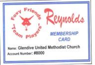 church office & any donations well be appreciated! Friend of Reynolds! Shop Reynolds!