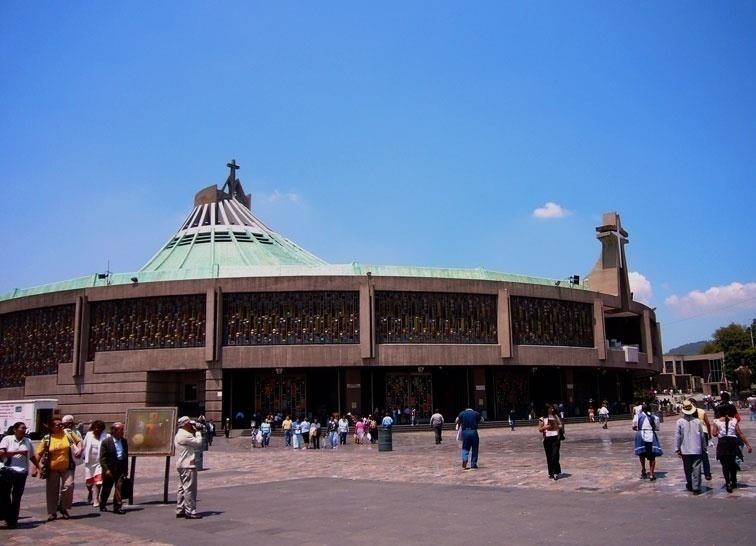 Basilica of Our Lady of Guadalupe Mexico City The new Basilica houses the original