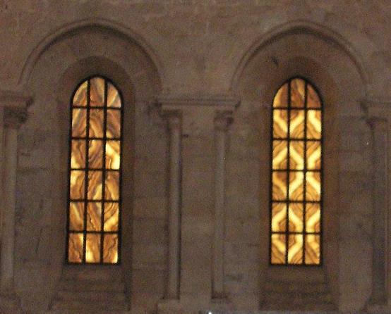 Alabaster Apse Windows Translucent alabaster panels at apse wall $20,000 4 available Example
