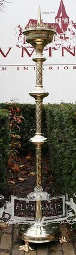 Paschal Candle Stand Antique brass stand