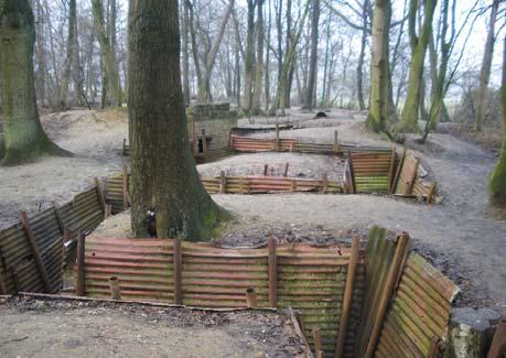 travel a mile or so to Sanctuary Wood to visit the trench museum where as well as photographs and memorabilia, there is the only original section of trenches left for visitors to see.