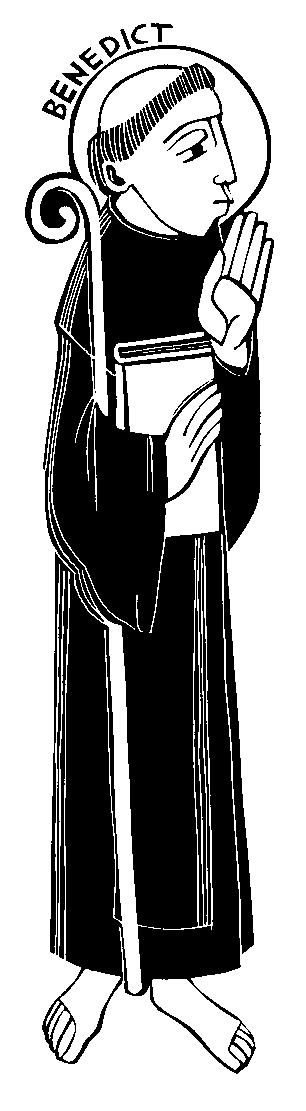 An Accepted Church Church Father: Benedict Founder of western monasticism, born at Nursia, c.