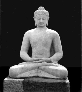 Slide 16 State of Mind A Place Statue of Amitābha Buddha seated in meditation.