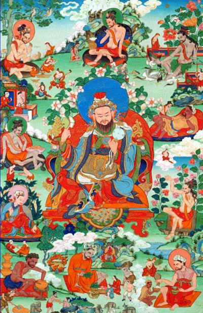 Part Two I will now name the eight emanations of Guru Padmasambhava. Guru means master, teacher or lama, and precedes the name of each manifestation. 1.