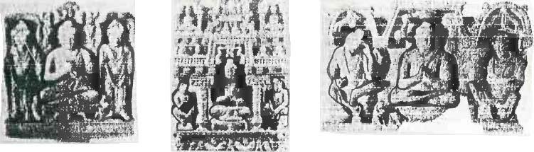 Ahicchattra Bodhisattva and a Vajrapan Binling-Si Cave No.