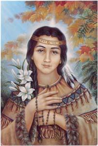 July 14 Saint Kateri Tekakwitha (1656-1680) The blood of martyrs is the seed of saints.