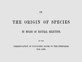 On the Origin of Species The abstract was called On the Origin of Species by means of Natural Selection, or the Preservation of Favoured Races in the Struggle for Life.