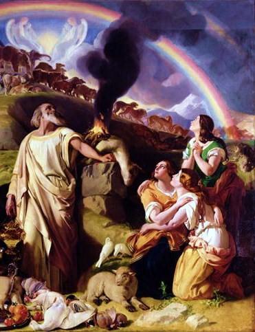 The Noah s ark story A few generations after Adam and Eve, God despaired of the people of Earth. They were violent and corrupt. God announced He would wipe out the entire population and begin afresh.