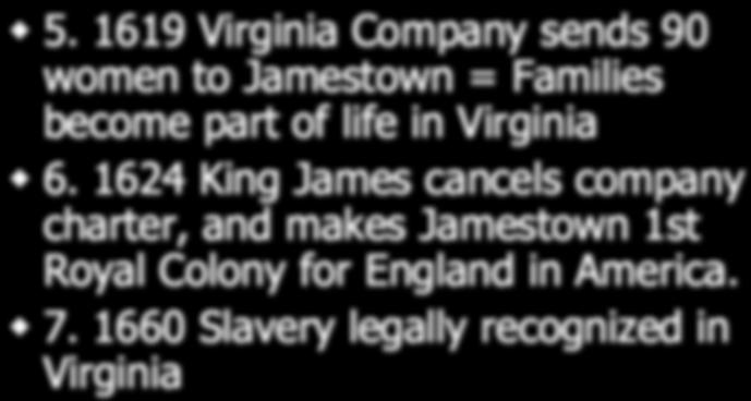 Key Advances of Jamestown 5.